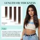 Benehair 6 PCS Clip in Short Hair Extensions 100% Real Human Hair Seamless & Invisible for Women Instant Volume Highlight Length for Daily Use 12" Medium Brown&Dark Blonde