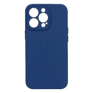 Silicone Case Full Camera No Logo for iPhone 13 Pro Max, Cobalt Blue