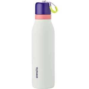 Owala FreeSip Twist Insulated Stainless Steel Water Bottle with Straw for Sports and Travel, BPA-Free, 18-oz, Purple/Mint (Minty Horizons)