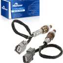 MAXFAVOR 234-9005 234-4125 Upstream & Downstream O2 Oxygen Sensor Replacement for 2002 2003 2004 Honda CR-V EX LX Base L4 2.4L O2 Sensor OE# 15575 13706