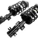 Front Struts w/Coil Springs Assembly Shock Absorbers Replacement for 2001-2009 Volvo S60 1999-2006 Volvo S80 2001-2007 Volvo V70 11861 11862 Set of 2
