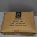 PHF Cooling Sheets Set King Size, 4 PCS 80% Viscose from Bamboo and 20% Linen Breathable & Soft Bed Sheets for Hot Sleeplers, Deep Pocket Up to 16" Bedding Sheets, Silver