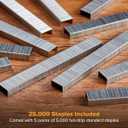 3 x Bostitch Office Premium Standard Staples, 1/4" Length, High-Carbon Steel, 5000 Per Box, 5-Pack