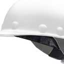 Fibre-Metal by Honeywell P2HNSW01A000 Super Eight Swing High Heat Fiber Glass Cap Style Hard Hat, White, Medium