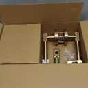 Asidrama 4 Pack Champagne Bronze Privacy Door Handles, Door Lever with Door Knobs Indoor for Bedroom or Bathroom, Heavy Duty Door Handles Interior with Locks for Left Right Sided Doors