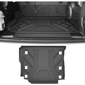 Cargo Mat fit for 2018-2026 Jeep Wrangler JL 4X4 with OEM Subwoofer, All-Weather Guard Trunk Mat Cargo Liners Heavy Duty Waterproof Odorless Durable Wrangler JL 4 Door - NOT FIT 4XE OR JK