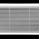 HVAC Premium 30" X 14" Aluminum Return Filter Grille for 1" Filter - Easy Airflow - Linear Bar Grilles [Outer Dimensions: 32.5"w X 16.5"h]