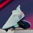 Soccer Cleats for Mens, Womens Indoor Soccer Shoes Unisex Baseball Turf Shoes Youth Rugby Shoes Adult AG FG TF Football Boots Wide Training Sneaker, Size 44