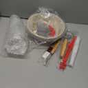 Complete Sourdough Starter Kit, Banneton Bread Proofing Basket with Glass Sourdough Starter Jar, Sourdough Bread Baking Supplies, 9'' Round Bread Proofing Basket, for Bread Making Baking Fermentation