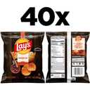Lay's Barbecue Flavored Potato Chips, 1 oz Bags, (40 Pack) (Packaging and Formula May Vary) (EXP 07/26/26)