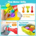 iPlay, iLearn Toddler Musical Workbench Toys for One Year Old Boys, Baby Pretend Play Tool Set, Infant Shape Sorter Activities, Kids Pounding Game, 1st Birthday Gift for 12 18 24 Month Girls Age 1 2 3