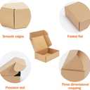 PHAREGE 10x7x3 inch Shipping Boxes Bulk 25 Pack Brown, Tab Lock Tuck Top Mailer Boxes for Packaging Small Business, Medium Cardboard Gift Boxes for Wrapping Mailing Present