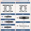 DAYUAN 14pcs Bearing Separator Puller Set, Heavy Duty 5 Ton Capacity 2" and 3" Bearings Splitters Puller Kit