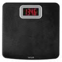 Taylor Digital Scales, 400 LB Capacity, Carbon Fiber Anti-slip Mat, 11.8 x 11.8 Inches, Black