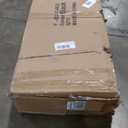 Modern Black 6 Drawer Dresser - Simply Chest of Drawers for Bedroom, Closet, Living Room, Hallway, Entryway, Wood Storage Double Dresser with Smooth Metal Rails - Black