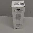 slopehill Mini Travel Dual Voltage Hair Dryer Brush,1000 Watts Hot Air Brush with European Plug, Ionic Hair Dryer and Styler for Women, Oval Barrel 2 Heat & 2 Speed Settings for International Travel (Black)