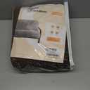 OctoRose Full Size 3 Side Zipper Premium Upholstery Basketweave Thick Linen Brown Mixed Futon Cover Slipcover/Sofa Day Bed Couch Mattress Cover Couch Protector (Cover ONLY) (Linen-Brown)