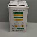 Electric Blanket Heated Throw, Soft Flannel 50"x60" Plaid Heating Blanket with 8 Hours Auto Off 10 Fast Heating Levels Machine Washable Sherpa Heated Blanket with Overheating Protection (Blue)