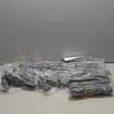 HOMIDEC Clothes Drying Rack, Oversized 4-Tier(67.7" High) Foldable Stainless Steel Drying Rack Clothing, Movable Drying Rack with 4 castors, 24 Drying Poles and 14 Hooks for Bed Linen, Clothing, Grey (Gray)