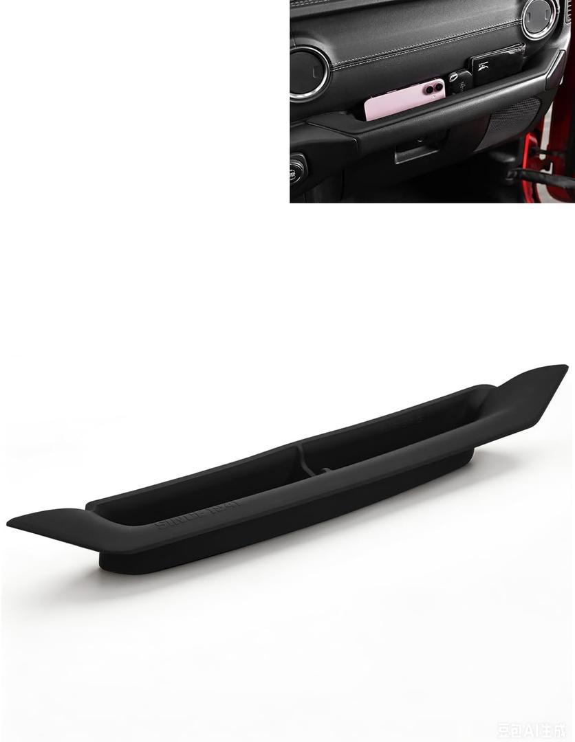 JROAD Passenger Grab Handle Storage Tray for 2018-2023 Wrangler JL JLU JT