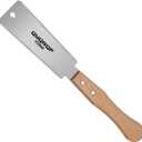 2 x Mini Hand Saw, 6 Inch Japanese Pull Saw with Double Edges 15/17 TPI Flush Cut Saw for Woodworking DIY Projects (style A)