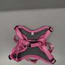 Dog Frenchie Harness with Leash Set, No Pull Adjustable Step in with Breathable Padded Vest Harness for Small Medium Large Dogs Training and Running (S Pink)