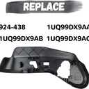 Driver Seat Trim Panel, Driver Seat Track Cover fit for Dodge Grand Caravan Chrysler Town and Country 2011 2012 2013 2014 2015 2016 2017 2018 2019 2020, 924-438 Seat Track Cover Trim