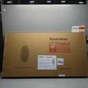 Irregular Asymmetrical Wall Mirror, 48" x 24" Flannel Wrapped Wooden Frame Frame Mirror for Living Room Bathroom Entryway, Hanging or Leaning Against Wall(Grey)