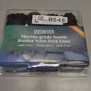 Dock Lines & Ropes Boat Accessories - 4 Pack 3/8" x 15' Double Braided Nylon Dock Lines with 12” Loop Excellent 5800 lbs Breaking Strength Marine Rope for Kayak Pontoon Boats up to 30ft Boating Gifts