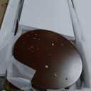 Woods Whisper Full Length Mirror Coat Rack Solid Wood Floor Mirror 66"x12" Full Length Mirror with Stand Long Mirrors for Bedroom, Living Room (Deep Walnut, 66" Lx12 W)