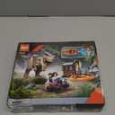 LEGO Jurassic World T. rex River Escape - Dinosaur Toy for Kids, Boys, and Girls, Ages 5-7 - Jurassic World Toy Boat Minifigures - Creative Dinosaur Gift for Movie Fans - 76975