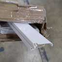 Studio Series 32" W x 80" H PVC Foldable Accordion Door, Trimmable, Flexible Single Layer Panels, White Oak