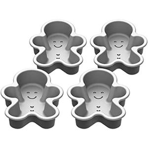 Cuisinart CMBM-4GBM 4-pc Mini Gingerbread Man Set (Steel Alloy)