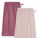 Nora's Nursery Pail Liner for Cloth Diapers - Reusable and Washable - Fits all Standard Diaper Pails - Waterproof Pail Liner with Strap for Diaper Pails & Laundry (Rose- 2 Pk)