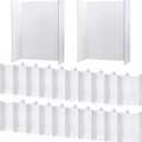 Outus 24 Pcs 24 x 36 Inch Trifold Poster Board Tri Fold Science Fair Display Boards for Projects Photo Picture Exhibition Event Displays Business Presentation School Foldable,White Corrugated