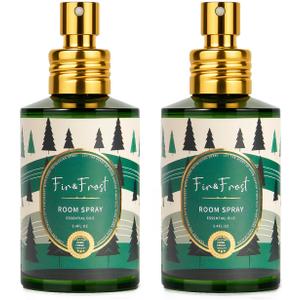 Fir & Forest Room Spray 2 Pack, 3.4oz/100ml Each  Long-Lasting Air Freshener & Odor Eliminator for Home, Bathroom, Bedroom & Office, Concentrated Room Spray