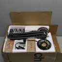 Oneach 70" Industrial Floor Lamp, Stepless Dimmable Standing Lamp with 3 Bulbs, Farmhouse Corner Standing Tree Lamp for Living Room, Tall Lamps for Bedroom, Office, Study Room, Dining Room, Black