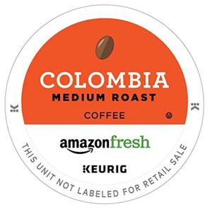 AmazonFresh 80 Ct. K-Cups, Colombia Medium Roast, Keurig K-Cup Brewer Compatible, BBD: 2027-07-28