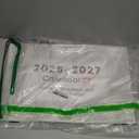 SUNEE Desk Calendar 2026, 18 Months from Oct. 2025 to Mar. 2027, 17"x12" Academic Calendar 2026 for Home, School, or Office - 2026 Monthly Calendar with Note, Black