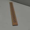 PATIKIL 20 x 2 Inch Door Air Vent Cover, Heavy Duty Aluminum Grille Ventilation Cover Louvered with Mounting Screws for Cabinet Wardrobe Door, Brown