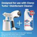Turbo Disinfectant Cleaner for Sprayer Devices, Bleach-Free, Kills Cold and Flu Viruses and COVID-19 Virus, 64 Fluid Ounces