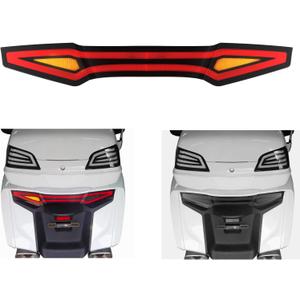LED Tail Light for Goldwing GL1800 2012-2017 Tour Pack Only, 4-Pin Connector, Smoked Rear Brake Running Turn Signal Lamp for Honda Gold Wing GL1800 Accessories, Replace #32126-MCA-S400