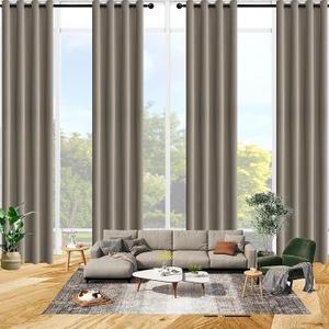 Qiseca Extra Long Curtains High Ceiling Drapes 18Ft for Living Room, Tall Windows Custom Made 2 Story Curtains for High Living Room Bedroom Loft Theater W52xL216 Inches Long 1 Panel, Grey