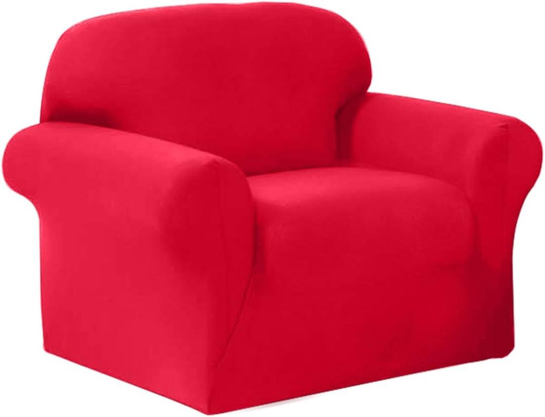 Madison Jersey Sofa Slipcover, Red