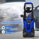 Pressure Washer, Power Washer with 4 Quick Connect Nozzles 1 Foam Cannon, High Pressure Cleaning Machine for Cars/Fences/Driveways/Patios/Farms/Home Cleaning