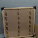 18x18 Wood Frame, Rustic Natural Wooden 18x18in Poster Picture Frame, Modern Beige Woodgrain 18 x 18inch Gallery Wall Photo Frame with HD Plexiglass, Horizontal Vertical Wall Mounting Display 1pcs