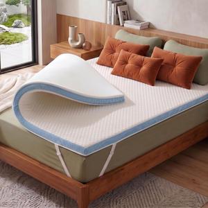 Marsail Twin XL Memory Foam Mattress Topper, 3 Inch Cooling Gel Infused with Soft Cover, CertiPUR-US® and Oeko-TEX® Certified, Sofa