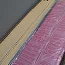 Garvee Twin Platform Bed Frame with Velvet Upholstered Headboard, Wooden Slats Support, Pink, No Box Spring Needed, Easy Assembly