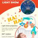 KiddoLab Baby Crib Mobile with Relaxing Music. Includes Ceiling Light Projector with Stars, Animals. Musical Crib Mobile with Timer. Nursery Toys for Babies Ages 0 and Older (New 2025 Model)