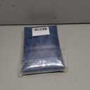 Lecloud Leia Dusty Blue Sheer Curtains 90 Inches Long 2 Panels, Jacquard Textured Curtains for French Door, Rod Pockets Farmhouse Airy Semi Sheer Voile Drapes for Bedroom Living Room, 40 W x 90 L